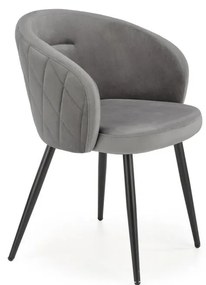 Jedálenská stolička CALMURE sivá