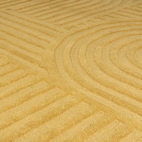 Kusový koberec Solace Zen Garden Ochre, 160x230, žltá, obývacia izba, Flair Rugs