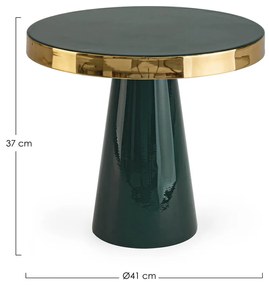 Konferenčný stolík nandi ø 41 cm zeleny MUZZA