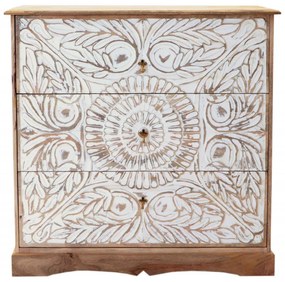 Komoda Sita 115x115x45 indický masív mango