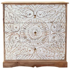 Komoda Sita 115x115x45 indický masív mango