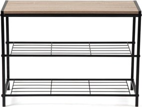 Čierny oceľový stojan na topánky 63x44x30 cm Asten – Bonami Essentials