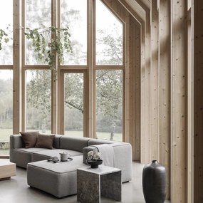 Mramorové odkladacie stolíky v súprave 2 ks 45x45 cm VARU – Blomus