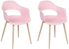Set 2 ks jedálenských stoličiek Unika (ružová) . Vlastná spoľahlivá doprava až k Vám domov. 1076298