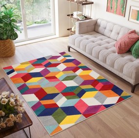Štýlový koberec s geometrickým vzorom Salsa Šírka: 120 cm | Dĺžka: 170 cm