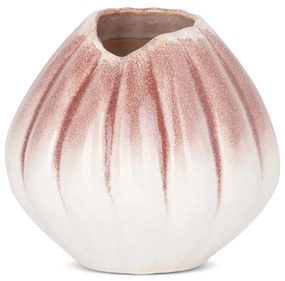 EVITA Dekoratívna váza 19x18 cm krémová