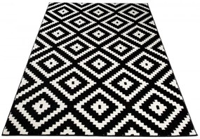 Koberec MAROKO CHODNIK  čierny Rozmery: 80x150