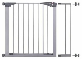 SPRINGOS Detská zábrana nastaviteľná 79-98 cm SPRINGOS BabyLock šedá