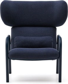 Tmavomodré kreslo Inari – Kave Home