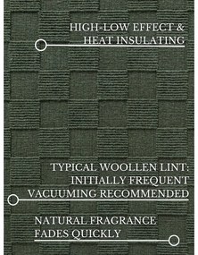 Tmavozelený ručne tkaný vlnený koberec 160x230 cm Scala – Villeroy&amp;Boch