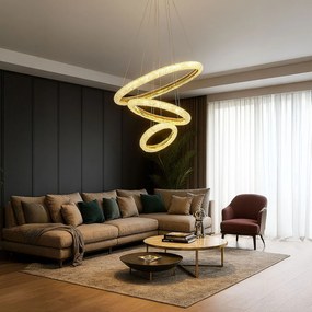 Toolight Toolight, LED stropné osvetlenie, 45W, 3000K, LHJ042-CP3, zlatá, OSW-60025