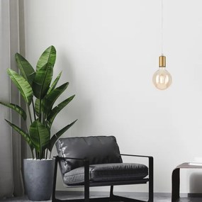 Luster na lanku ASTRID 1xE27/60W/230V zlatá