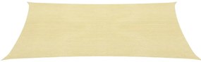 vidaXL Tieniaca plachta 160 g/m², béžová 5x8 m, HDPE