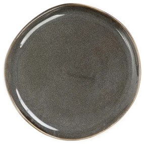 Dezertný tanier MYSTIC sivý 863689