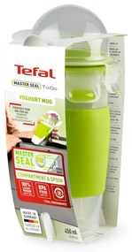 Fľaša Tefal Master Seal To Go N1071410 na jogurt s hrnčekom a lyžičkou 0,45 l
