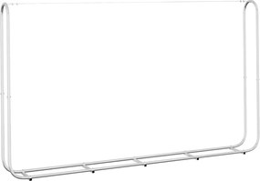 vidaXL Regál na krbové drevo 250x25x150 cm, pozinkovaná oceľ