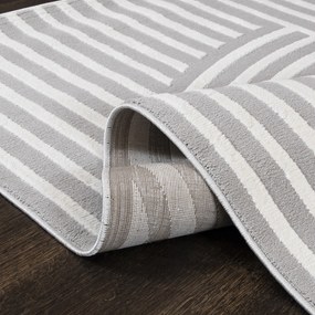 TA Koberec NG91A ŠEDÁ/BIELA ELLEN Rozmer: 140x200 cm