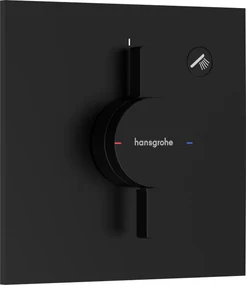 Hansgrohe DuoTurn E, batéria pod omietku pre 1 spotrebič, čierna matná, HAN-75617670
