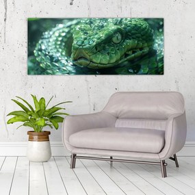 Obraz - Portrét hada (120x50 cm)