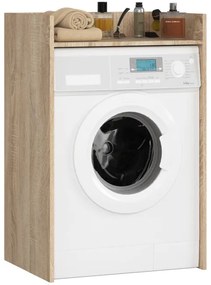 Kúpeľňová skrinka na práčku FIN dub sonoma