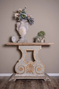 Béžový antik kvetináč v barokovom štýle Baroque - 34*26*60 cm