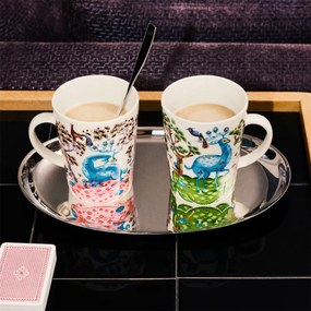 Hrnček Satumetsä 0,4l, ružovo-modrý