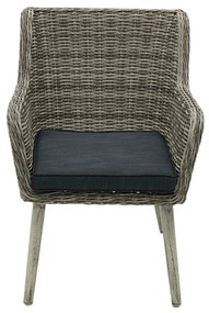 DEOKORK Záhradná ratanová zostava VICTORIA 1+6 (sivá)