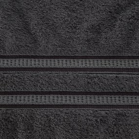 BAMBUSOVÝ UTERÁK MILA14 50X90 CM GRAFITOVÁ