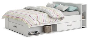 IDEA nábytok Multifunkčná posteľ 160x200 POCKET biela