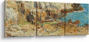 Obraz - Childe Hassam, A North East Headland, reprodukcia (s hodinami) (90x30 cm)