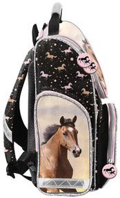 Aktovka do školy pre dievčatá – 3-dielny set - Lovely Horses