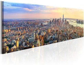 Obraz - New York Panorama Veľkosť: 120x40, Verzia: Na talianskom plátne
