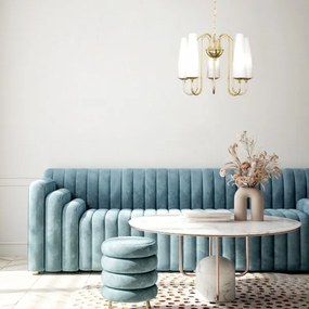 Zuma Line 1127 - Luster na reťazi MAGNUM 5xE14/40W/230V zlatá