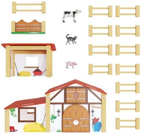 Playtive Drevený zvierací svet (farma)  (100380938)