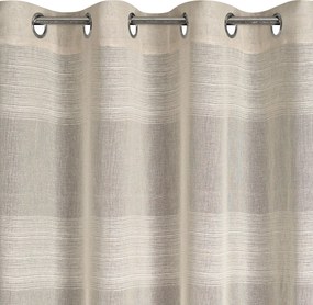 ZÁVES NA KRÚŽKOCH MARGARET 140X250 CM BÉŽOVÁ