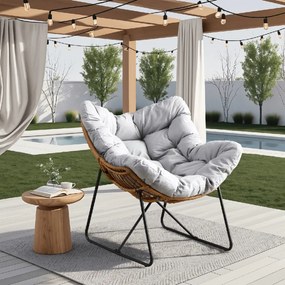 PROXIMA.store - Relaxačné kreslo FIN FARBA: sivá