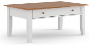 PROXIMA.store - Rustikálny konferenčný stôl - BELLUNO ELEGANTE FARBA: biela - dub