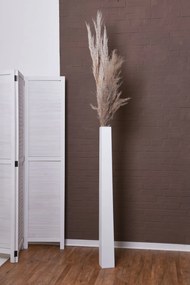 Váza OBELISK, sklolaminát, výška 120 cm, biela