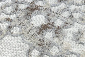 Koberec SOLE D3882 Ornament - ploské tkanie béžový / sivý