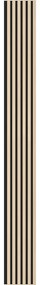 Mexen Lam-B, akustické stenové lamely 275 × 30 cm, HDF doska 4 mm, technická dyha, dub pieskový, S100-275307-3015-001
