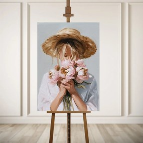 Obraz s ručne maľovanými prvkami 70x100 cm Estelle – Styler