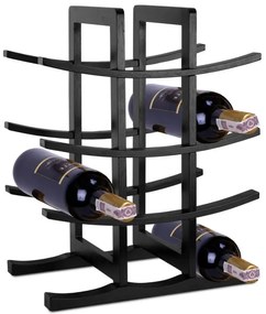 Stojan na víno TODGAR čierny