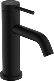 Hansgrohe Tecturis S, stojankový ventil 80 EcoSmart+ na studenú vodu bez odtokovej súpravy, čierna matná, HAN-73313670