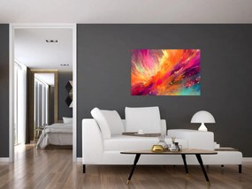 Obraz - Dynamická abstrakcia (90x60 cm)