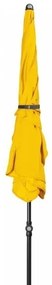 Doppler SUNLINE WATERPROOF 225 x 120 cm – naklápací slnečník žltá (kód farby 811), 100 % polyester