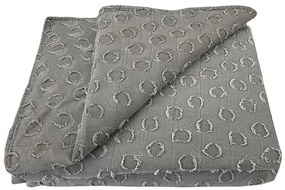 Prikrývka na posteľ Milo 170x220 svetlosivá Merkury Home