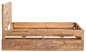 furniture-nabytek.cz - Masívna posteľ Mayari 180x200 s úložným priestorom, borovica, lakovaná