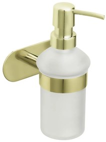 Samodržiaci dávkovač mydla z nerezovej ocele v zlatej farbe 0.2 l Orea Gold – Wenko