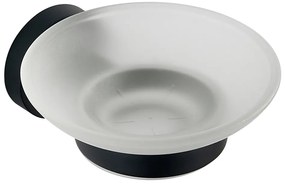 Aqualine Aqualine, SAMBA mydeľnička, mliečne sklo, čierna, SB202