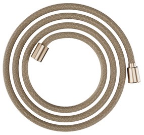 Hansgrohe Designflex, textilná sprchová hadica 1600 mm, kartáčovaný bronz, HAN-28260140